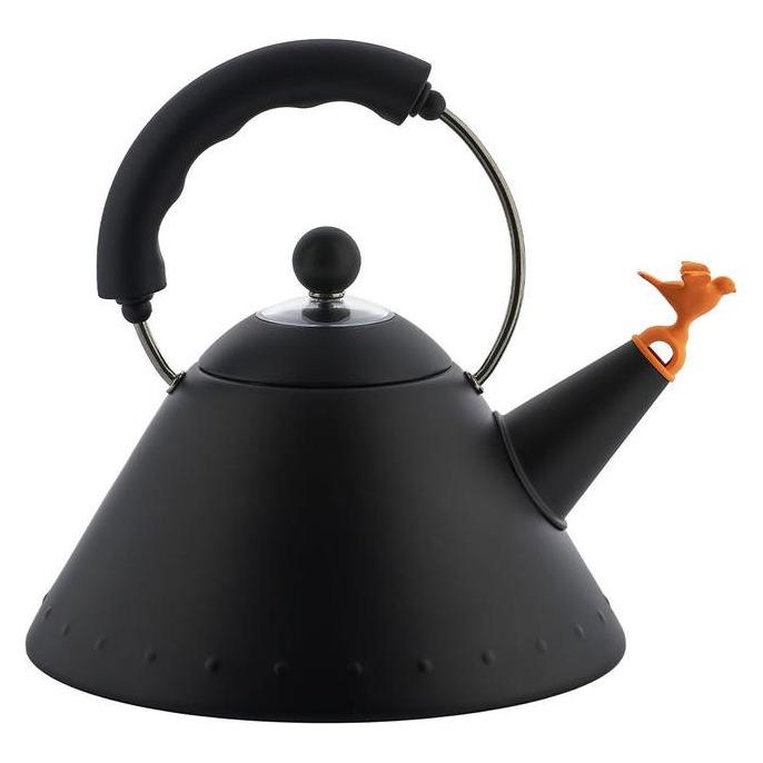 Alessi 9093 Bb, Waterkoker, Zwart