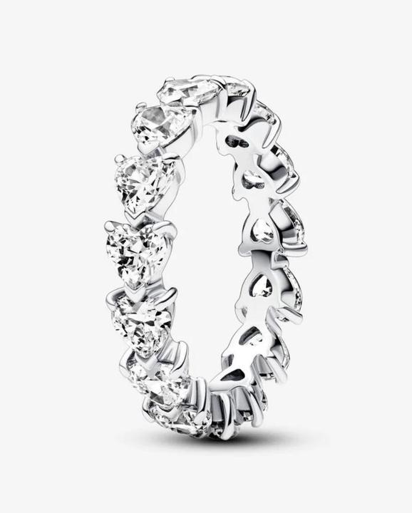 Immagine prodotto Pandora Anello eternità con fila di cuori (56, 925 Argento)