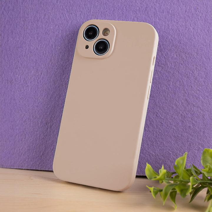 Actual product image OEM Silicon case for iPhone 12 / 12 Pro 6,1" nude (Apple iPhone 12, Apple iPhone 12 Pro)