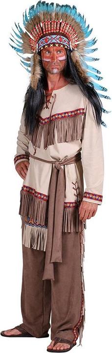 Produktbild Thetru Herren Kostüm Indianer White Feather (XL)