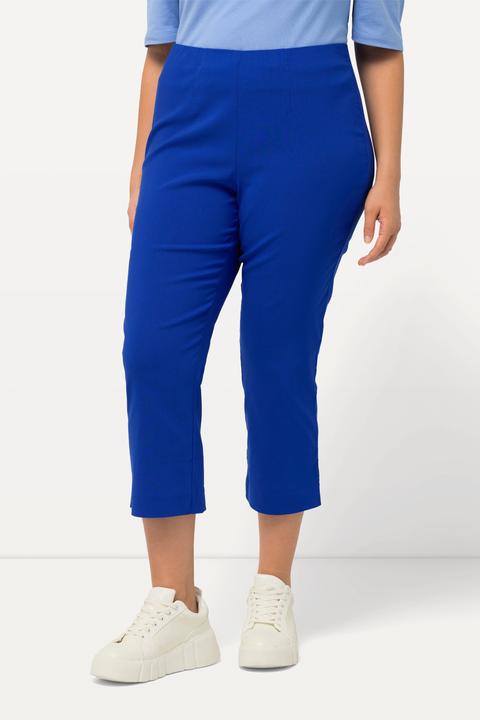 Immagine prodotto Ulla Popken Pantaloni di bengalina elasticizzata, lunghi fino al polpaccio, con cintura elastica (66)