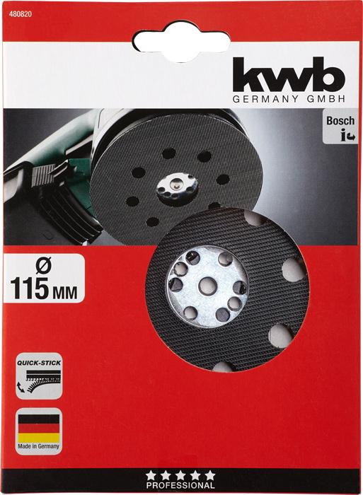 Produktbild kwb Klettgummiteller 115 Mittel