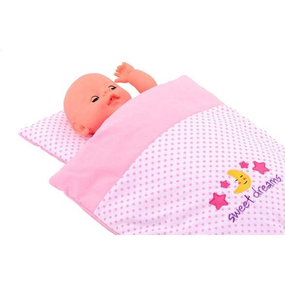 Thumbnail - Johntoy Baby-Rose Doll-Decke und Kissen set