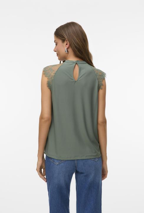 Actual product image Vero Moda Vmmilla Sl Lace Tee Ga (XS)