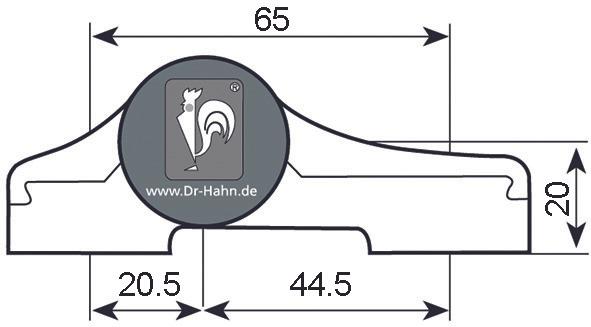 Produktbild Dr. Hahn Türband Holz/Alu Hahn Serie 4 / A 951