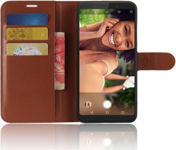 Actual product image MU Classic Leather cover with litchite texture (Wiko View XL)