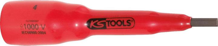 Produktbild KS Tools 3/8" Bit-Stecknuss mit Schutzisolierung (8 mm)