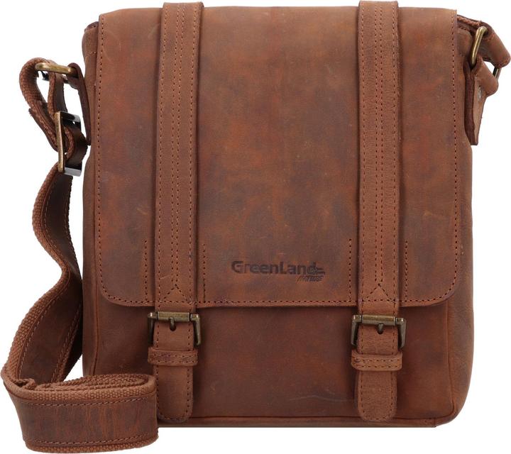 Immagine prodotto Greenland Nature Montenegro borsa a tracolla RFID in pelle 23 cm