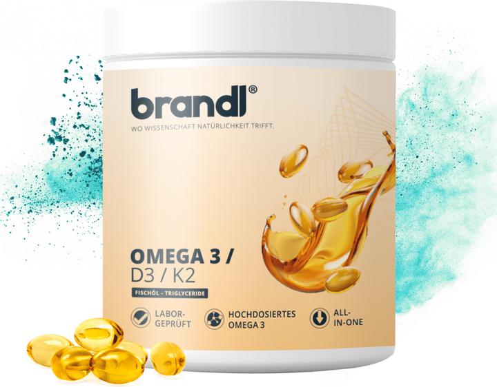 Immagine prodotto Brandl Omega 3/D3/K2 (120 Pezzo/i, Pillole, 100 g)