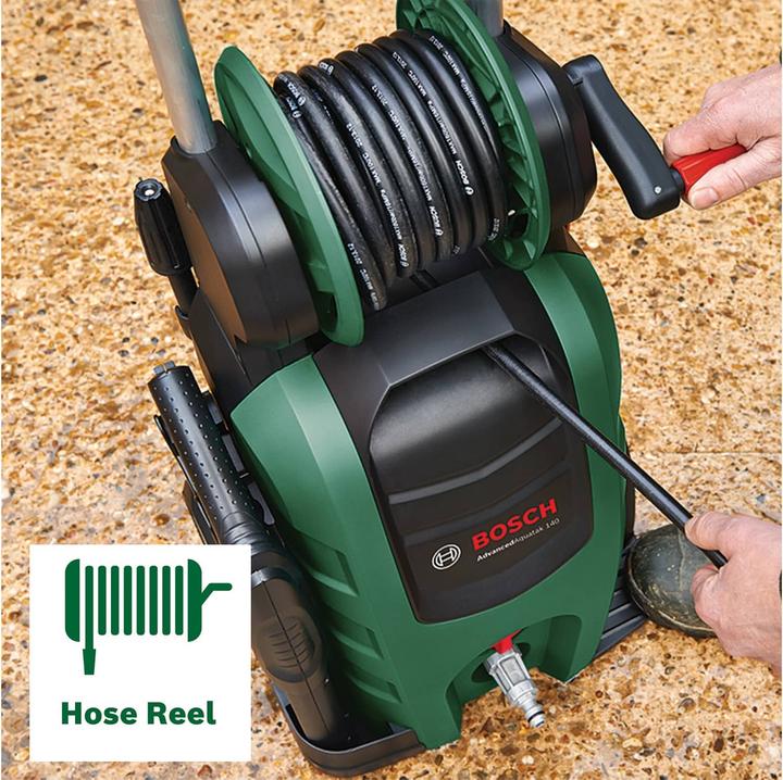 Actual product image Bosch Home & Garden AdvancedAquatak 140 high pressure cleaner 140 bar hot water (Electrical connection)