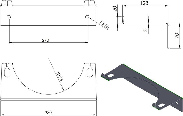 Immagine prodotto Pro-Line Supporto a parete