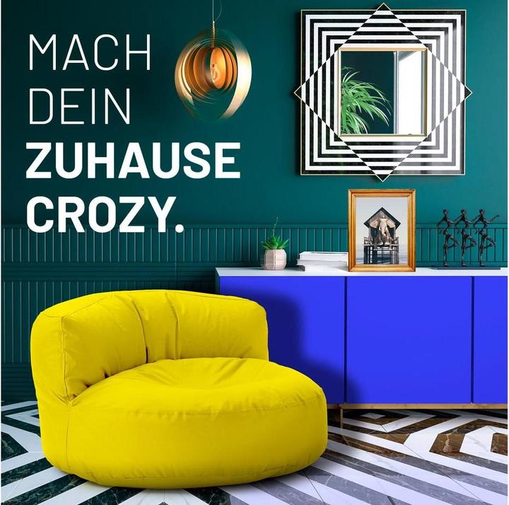Produktbild Lumaland Sitzsack-Sofa, 320 l Polyester (PES), Gelb