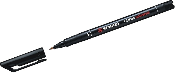 Actual product image STABILO OHPen universal foil pen permanent (Black, 0.70 mm, 1 x)