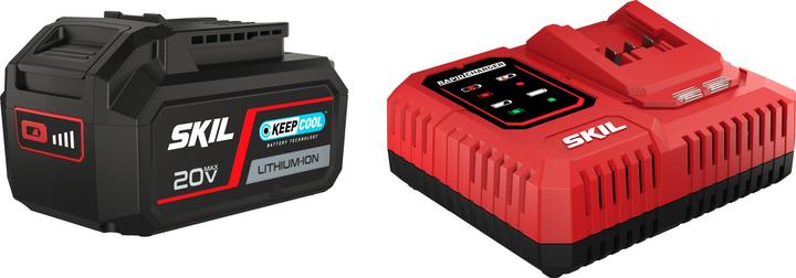 Produktbild Skil 20V SET 1 x Akku 3104 AA 4,0Ah + Ladegerät 3123 AA 6,0A (20 V)