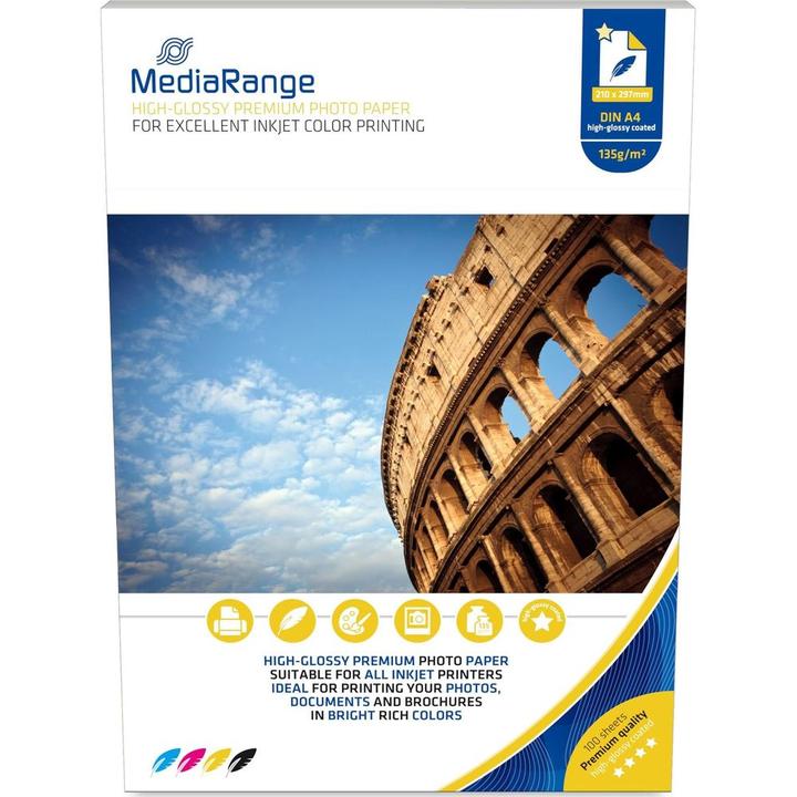 Immagine prodotto MediaRange Alta lucentezza (135 g/m², A4, 100 x)