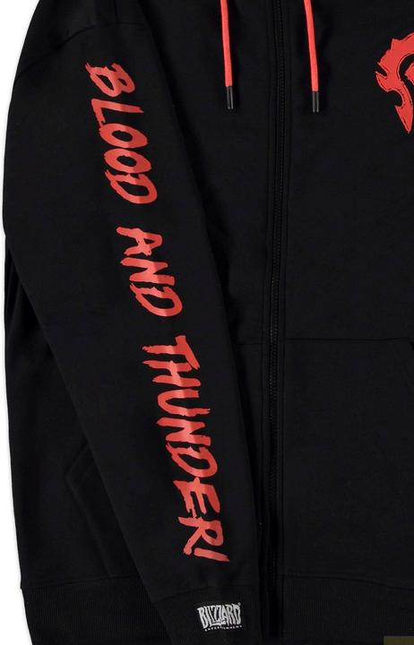 Image du produit Difuzed World of Warcraft - Blood & Thunder - Sweat à capuche zippé pour homme - M (M)