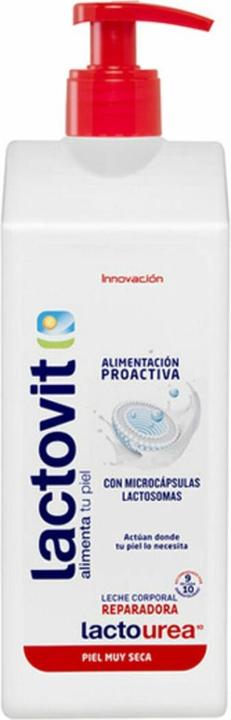 Actual product image Lactovit Lacto-Urea Moisturising Milk 400 ml (Body milk, 400 ml)