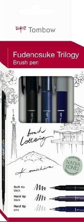 Produktbild Tombow Fudenosuke Triology Set (3x)