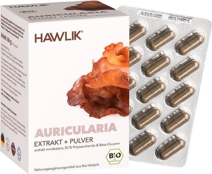 Actual product image Hawlik Auricularia extract + powder capsule (120 Piece, Capsules, 108 g)