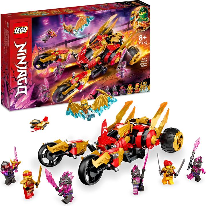 Productafbeelding LEGO Kai's Gouden Draken Raider (71773, LEGO Ninjago)