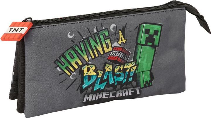 Produktbild Safta Minecraft Graffiti triple pencil case
