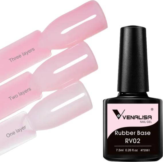 Produktbild Venalisa Rubber Base Coat UV/LED (Zartrosa, Base Coat)