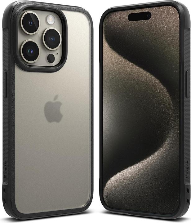 Produktbild Ringke iPhone 15 Pro Case Fusion Bold Clear/ Black (Apple iPhone 15 Pro)