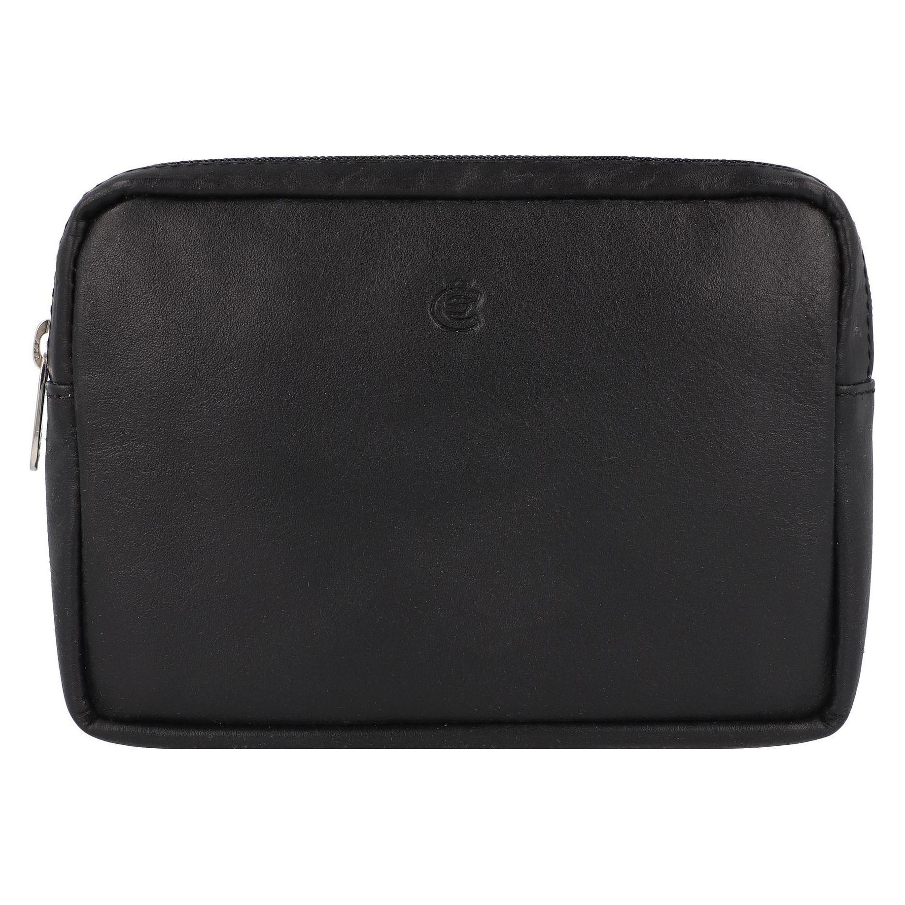 Esquire, Bauchtasche, Eco Gürteltasche Leder 13 Cm, Schwarz