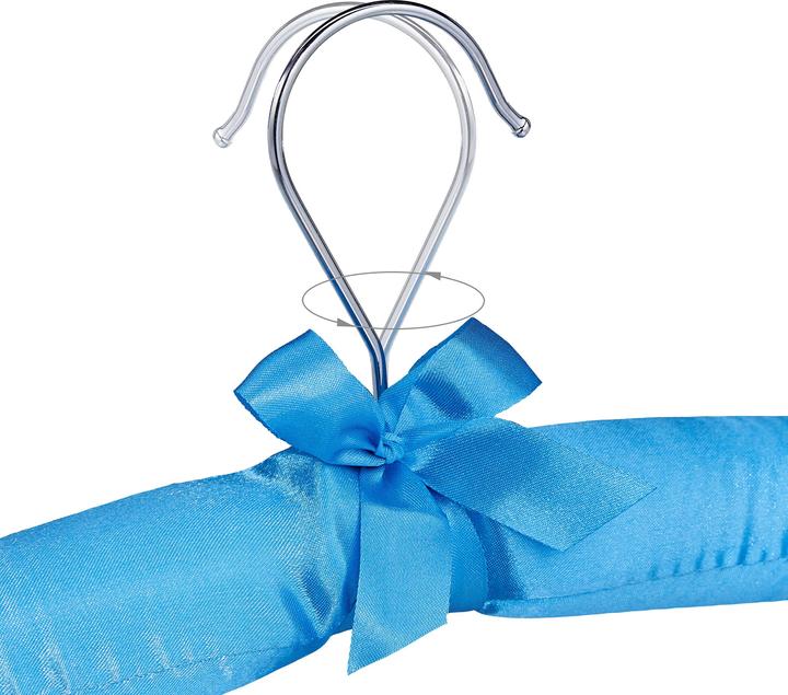 Productafbeelding Relaxdays Satijnen kleerhanger (5 x)