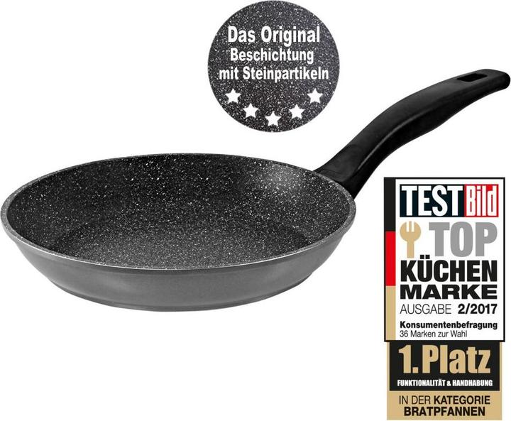 Produktbild Stoneline Pan 6840 Frying, Diameter 20 cm, Suitable for induction hob, Fixed handle, Anthracite (Bratpfanne, Aluminium, 20 x 8 cm)