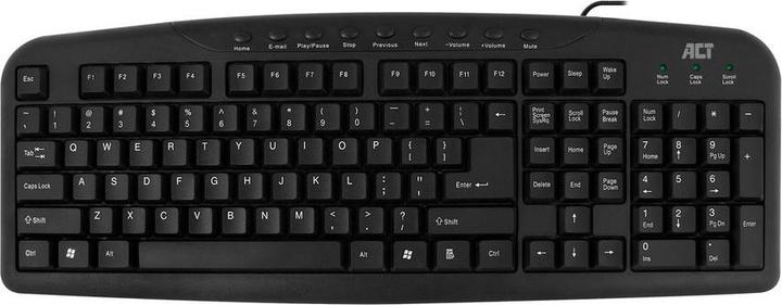 Produktbild ACT Keyboard USB (Qwerty/US layout) (US, Kabelgebunden)