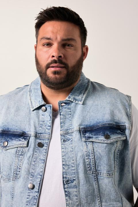 Produktbild Men+ Jeansweste, Knopfleiste (5XL)