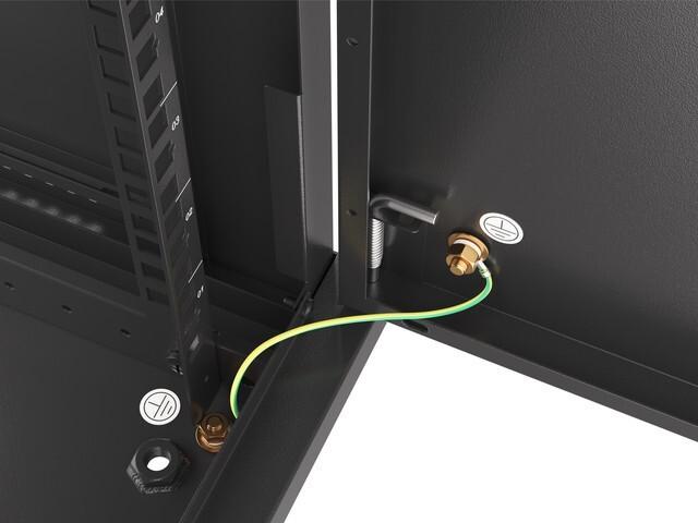 Actual product image Lanberg WF01-6606-00B Rack 6U Wall Mounted Shelf (6 RU, 19 inch rack)