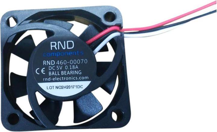 Produktbild RND Components Axiallüfter DC 40x40x10mm 5V 12.3m³/h (40 mm)