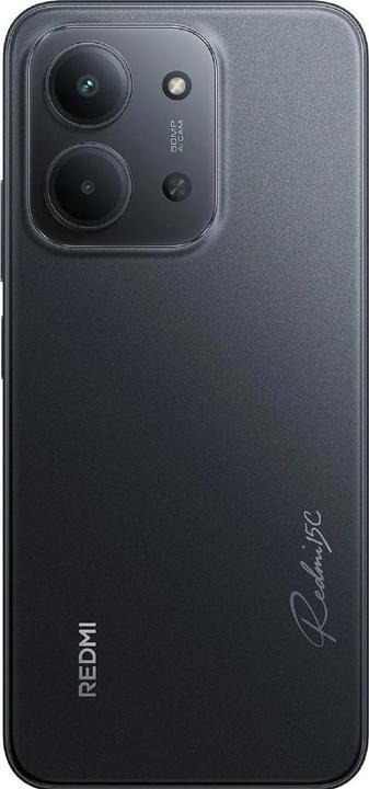 Actual product image Xiaomi Redmi 15C (256 GB, Midnight Black, 6.90", Dual SIM, 4G)