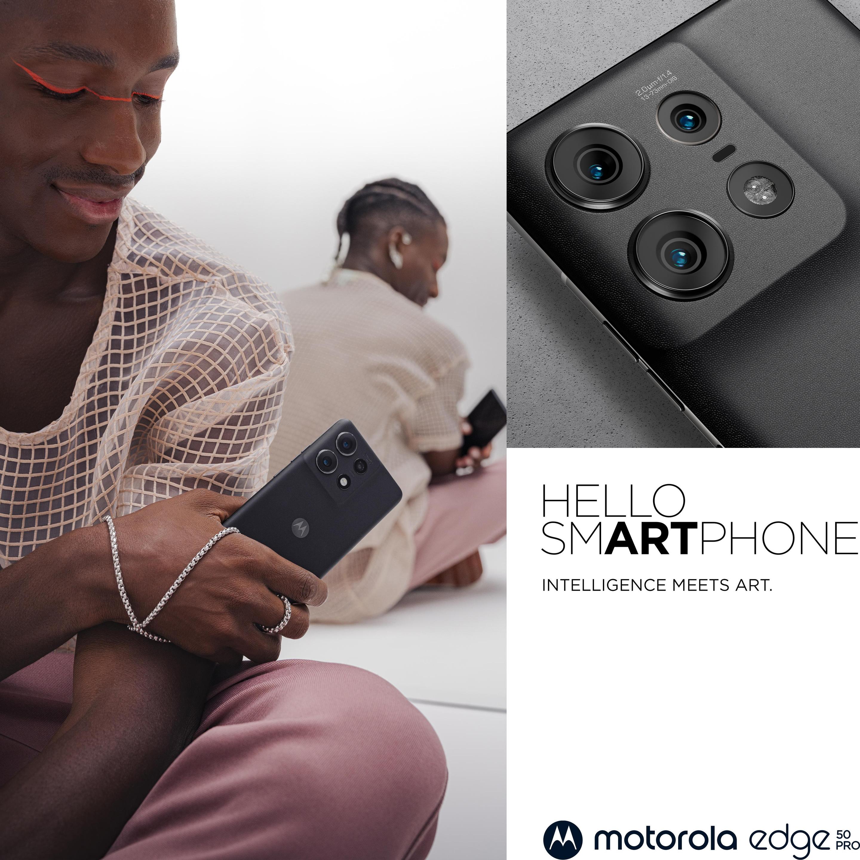 Thumbnail - Motorola Edge 50 Pro (512 GB, Black Beauty, 6.67", SIM + eSIM, 50 Mpx, 5G), Smartphone, Schwarz