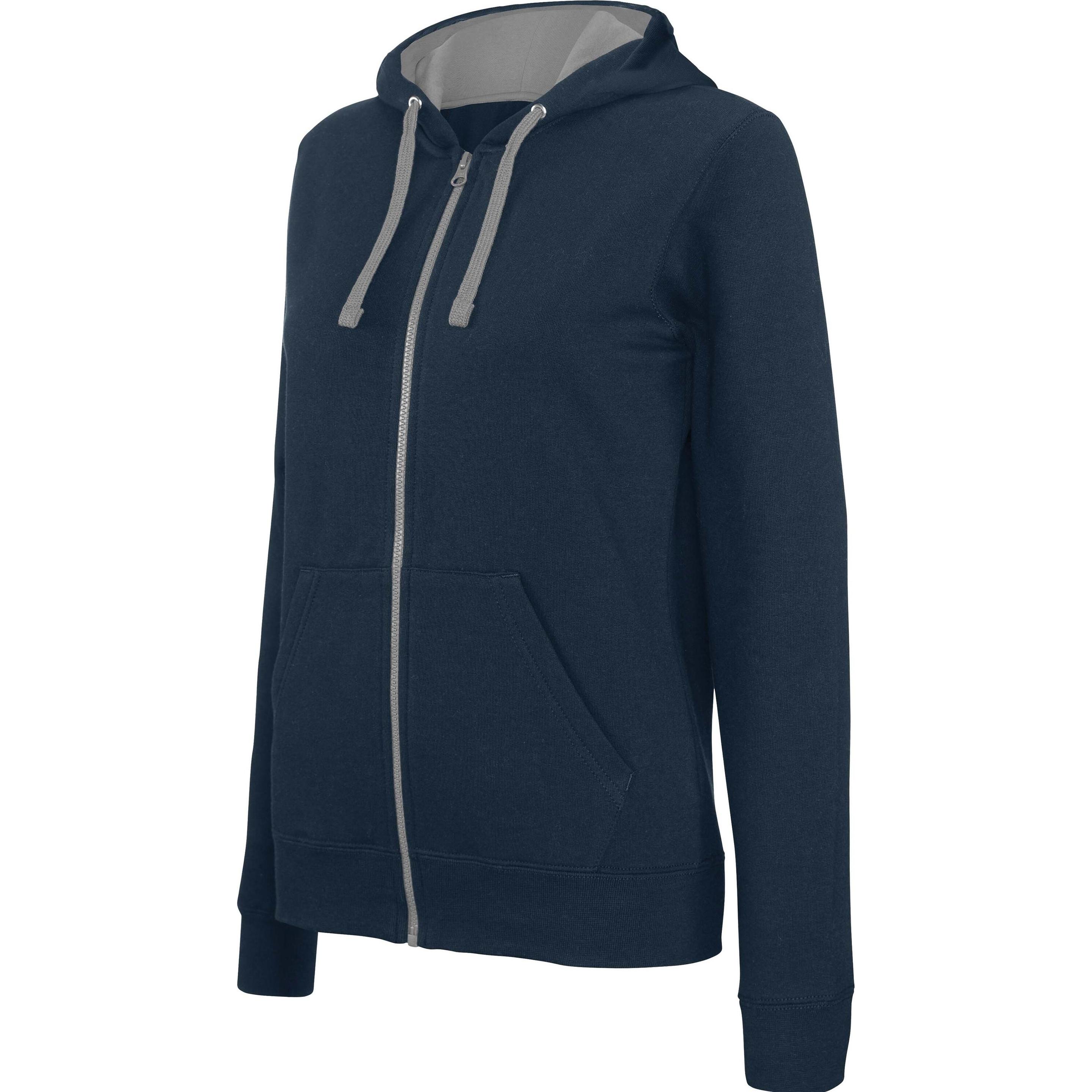 Kariban, Damen, Pullover, Contrastée, Blau, (XS)