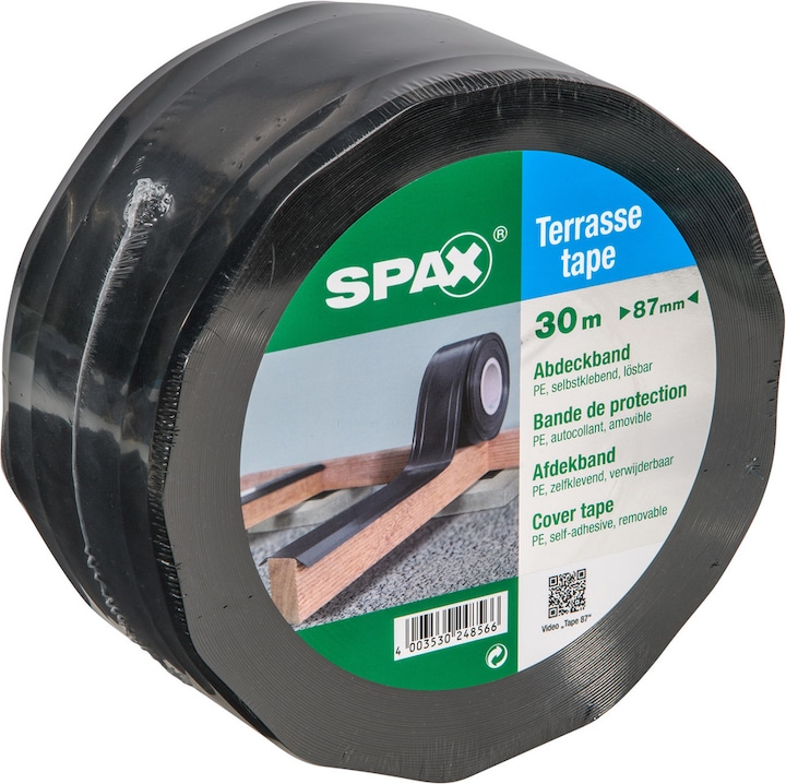 Produktbild Spax Terassenklebeband zum Schutz der Holzkonstruktion B=87mm, L=30m, Stärke 0,5mm (87 mm)