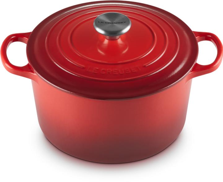 Produktbild Le Creuset Gusseisen Topf (24 cm, Bräter + Schmortopf, Gusseisen, Emaille)