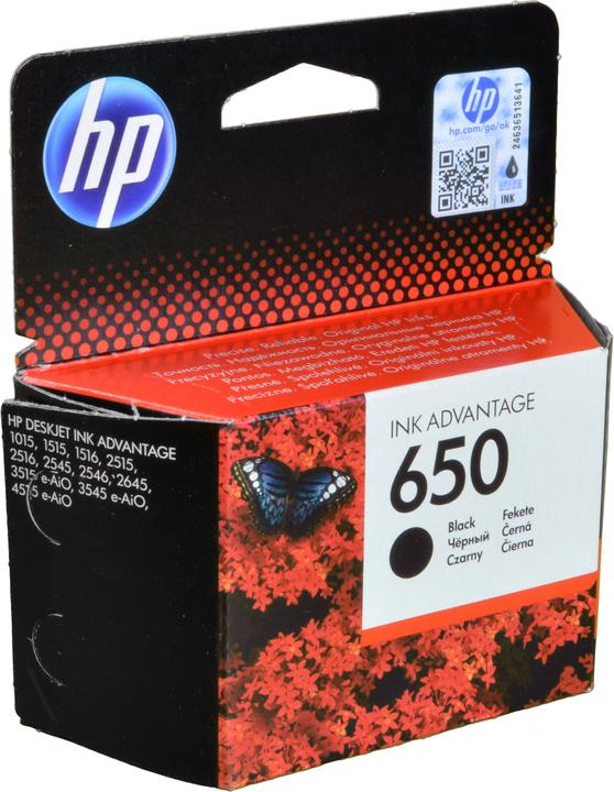 Image du produit HP 650 - Noir - Cartouche d'encre originale - pour Deskjet 1516 (CF)