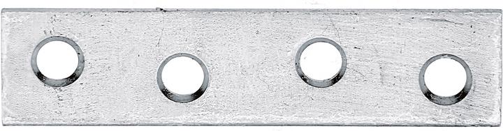 Productafbeelding Alberts Plat koppelstuk 60 x 15 mm, geel gegalvaniseerd (Platte connector, 100 Pcs.)