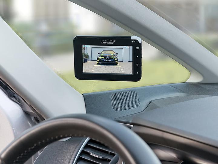 Produktbild Lescars Solar-Funk-Rückfahrkamera