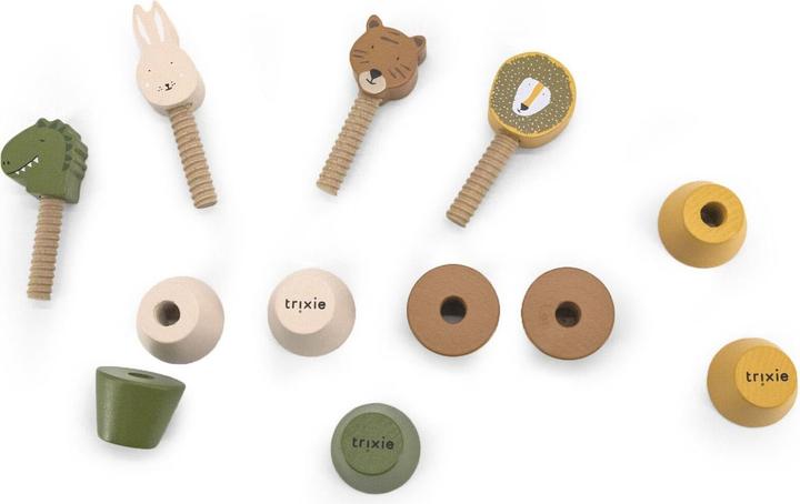 Productafbeelding Trixie Baby Houten dieren om te schroeven (MQ6)
