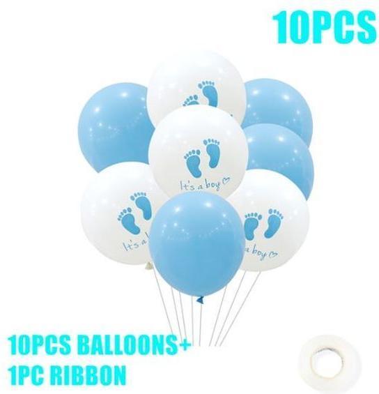 Image du produit MU Style Foot Series Ballon Set Baby Shower (10 x)