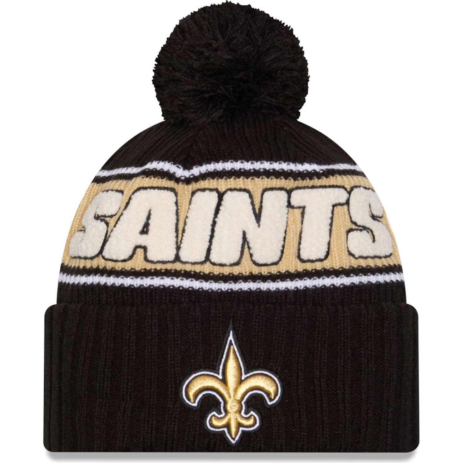 New Era, Herren, Mütze, NFL Sideline Winter Mütze New Orleans Saints, Schwarz