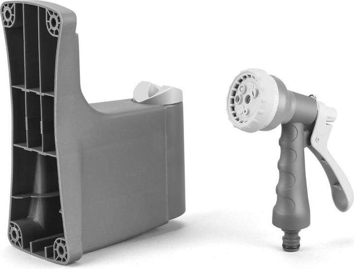 Produktbild Fuxtec Wasserschlauchaufroller 30m rund FX-WSA30G Grau (30 m)