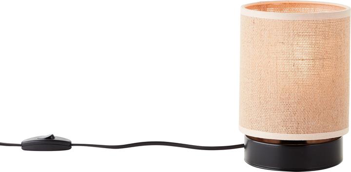 Productafbeelding Brilliant Aniela tafellamp zwart/natuur (E27)