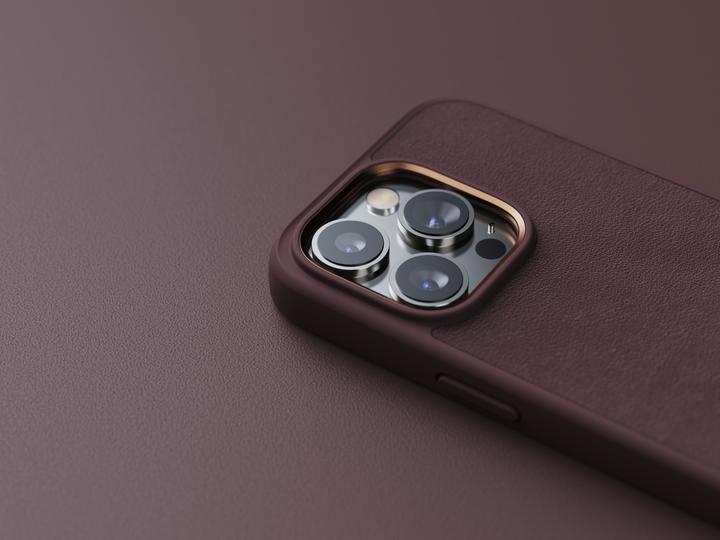 Produktbild Njord Genuine Leather Case Iphone 14 (Apple iPhone 14 Pro)