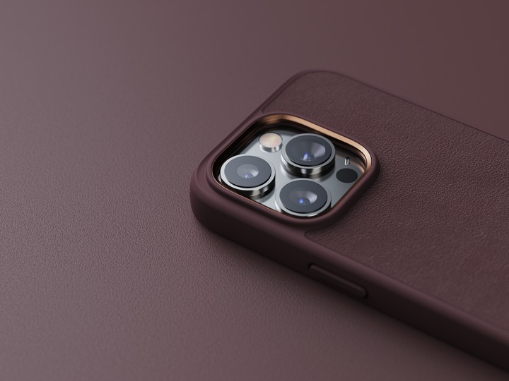 Produktbild Njord Genuine Leather Case Iphone 14 (Apple iPhone 14 Pro)