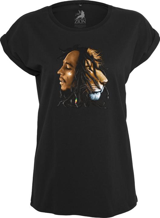 Produktbild Merchcode Ladies Bob Marley Lion Face Tee (XS)